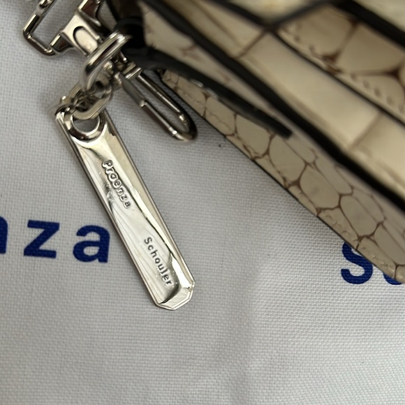 Proenza Schouler Crocodile Embossed Micro PS1 Satchel Off Shoulder Bag - Picture 9 of 9